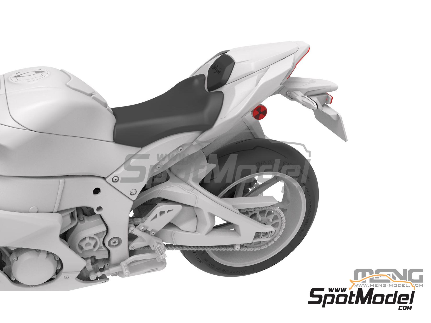 Meng Model MT-008: Maqueta de moto escala 1/9 - Kawasaki Ninja ZX